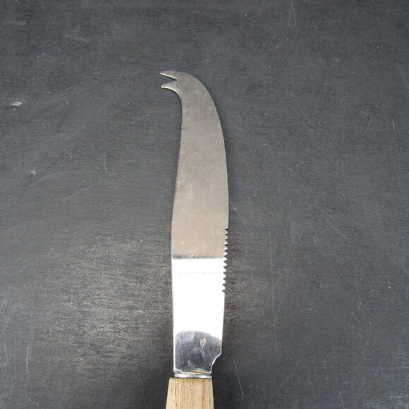 Rostfrei Solingen 8 Inch Cheese Knife with Blonde Tapered Wooden Handle - Picture 2 of 7